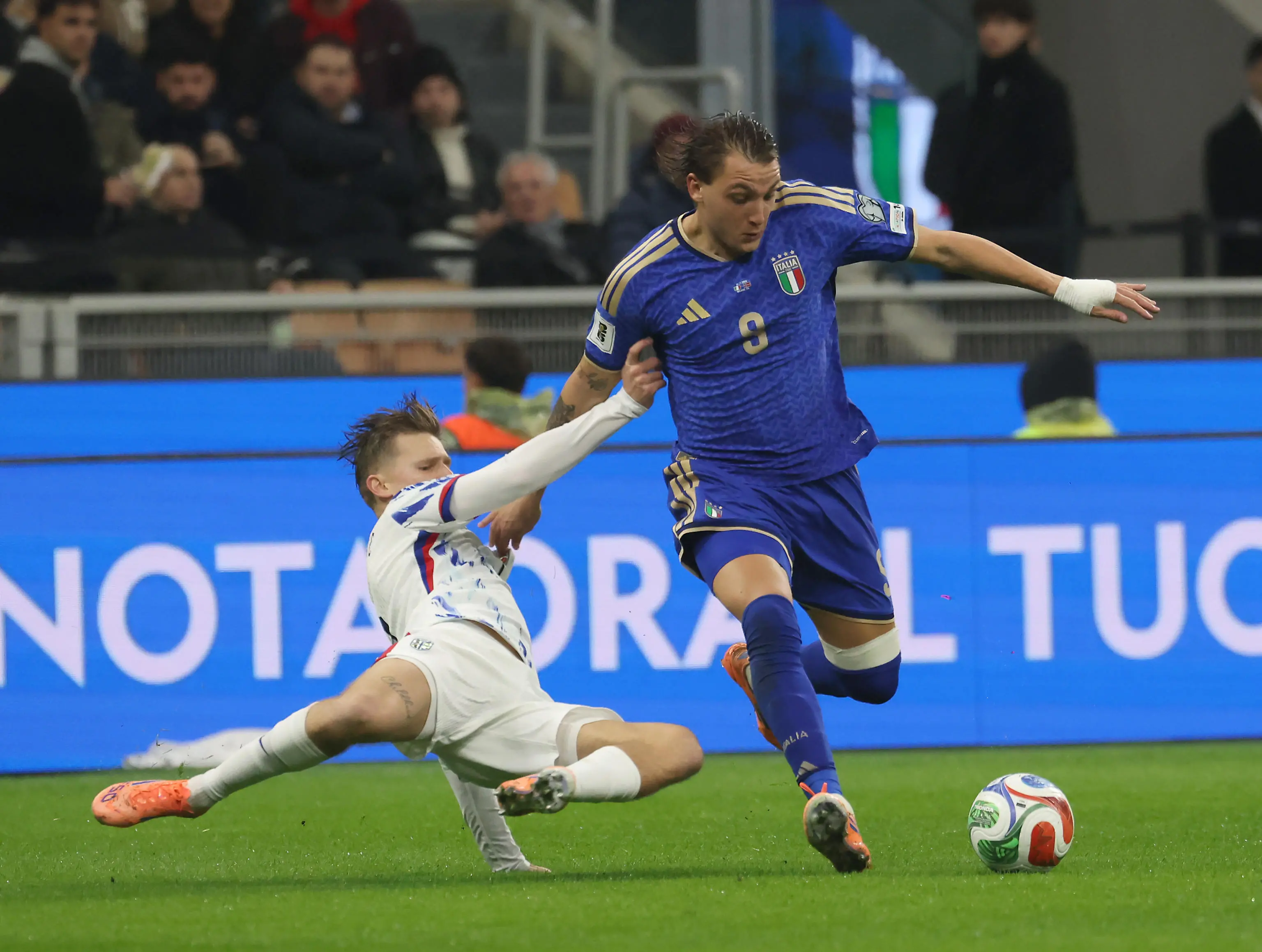 Calcio, gli scatti di Italia-Norvegia