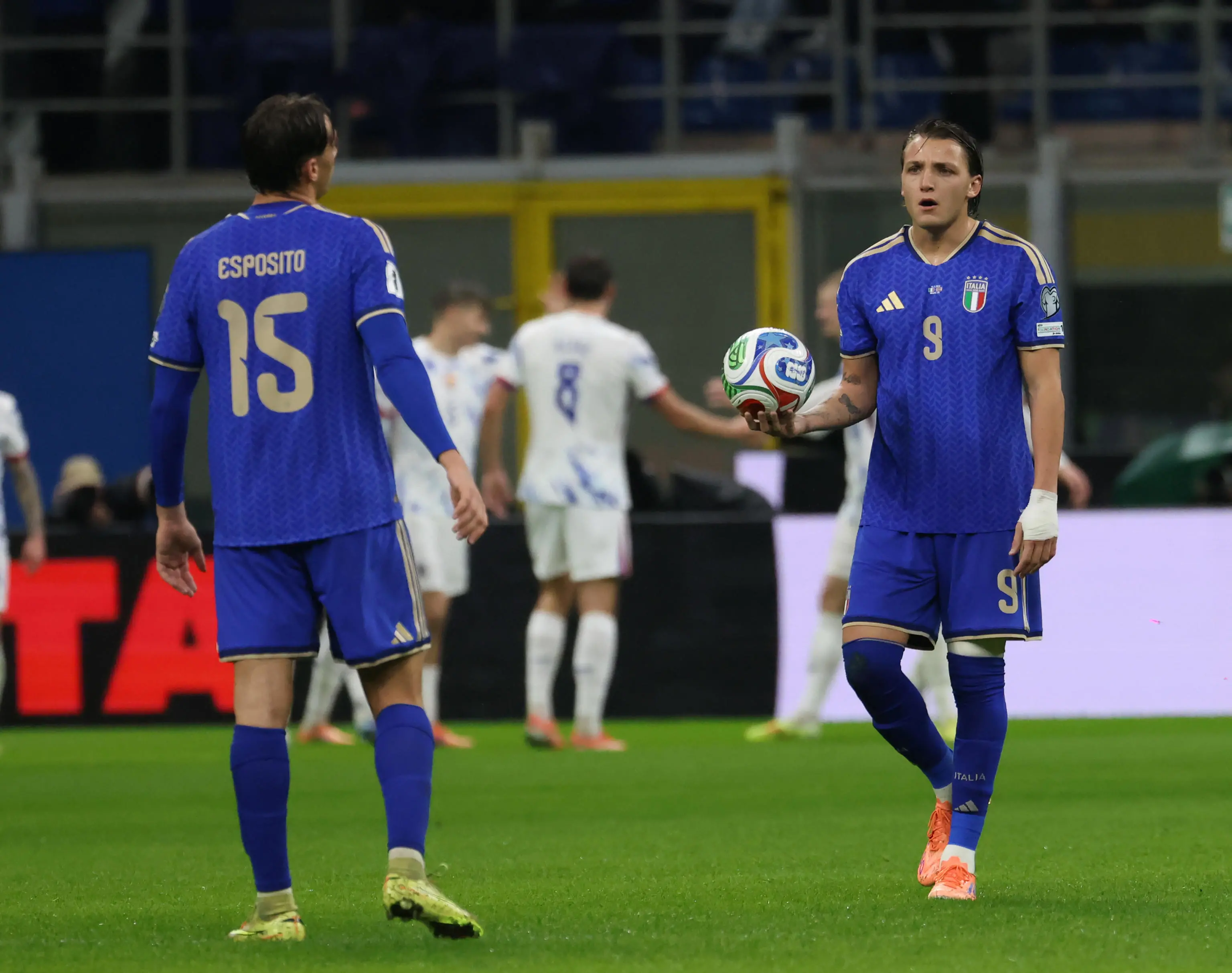 Calcio, gli scatti di Italia-Norvegia