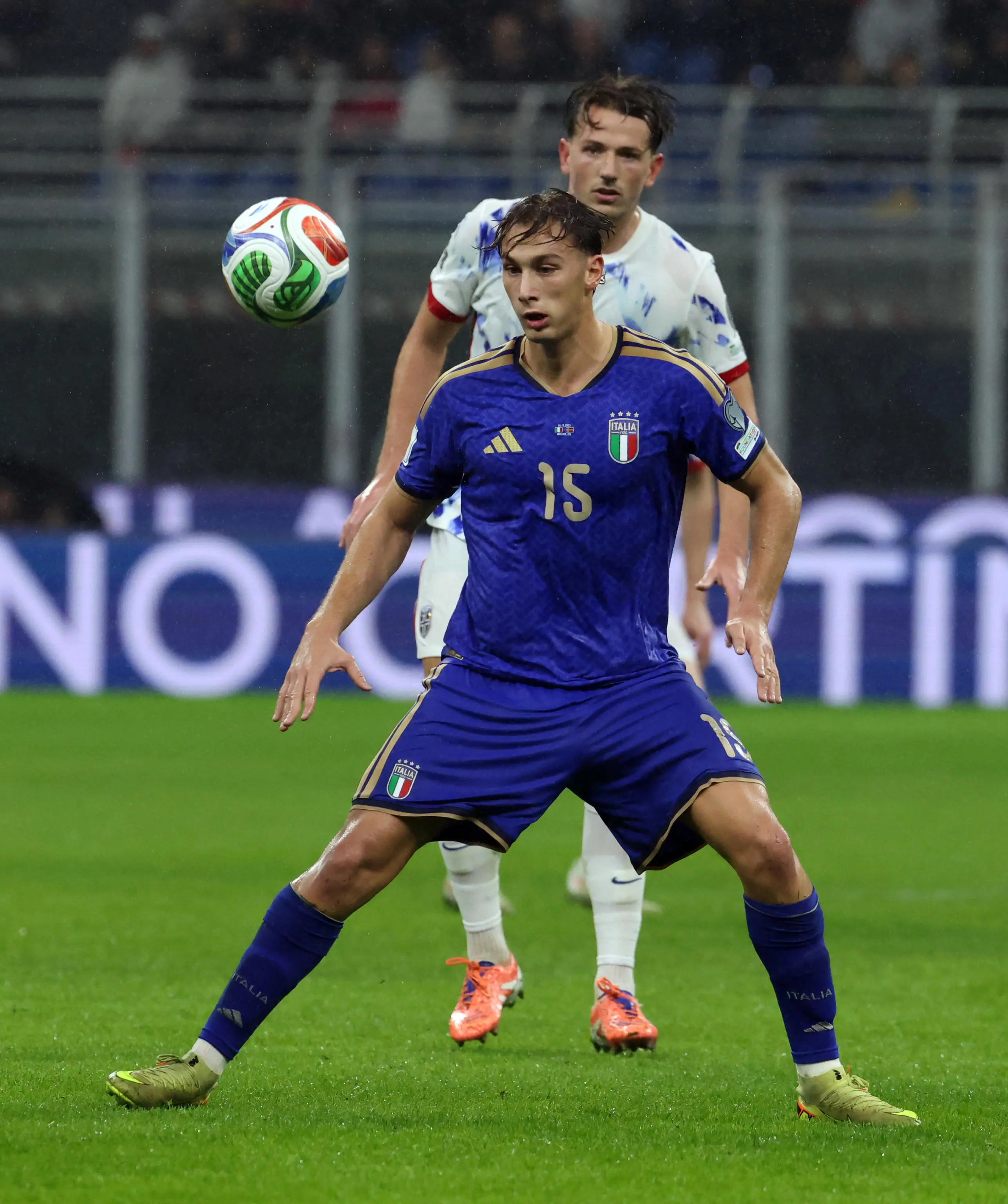 Calcio, gli scatti di Italia-Norvegia