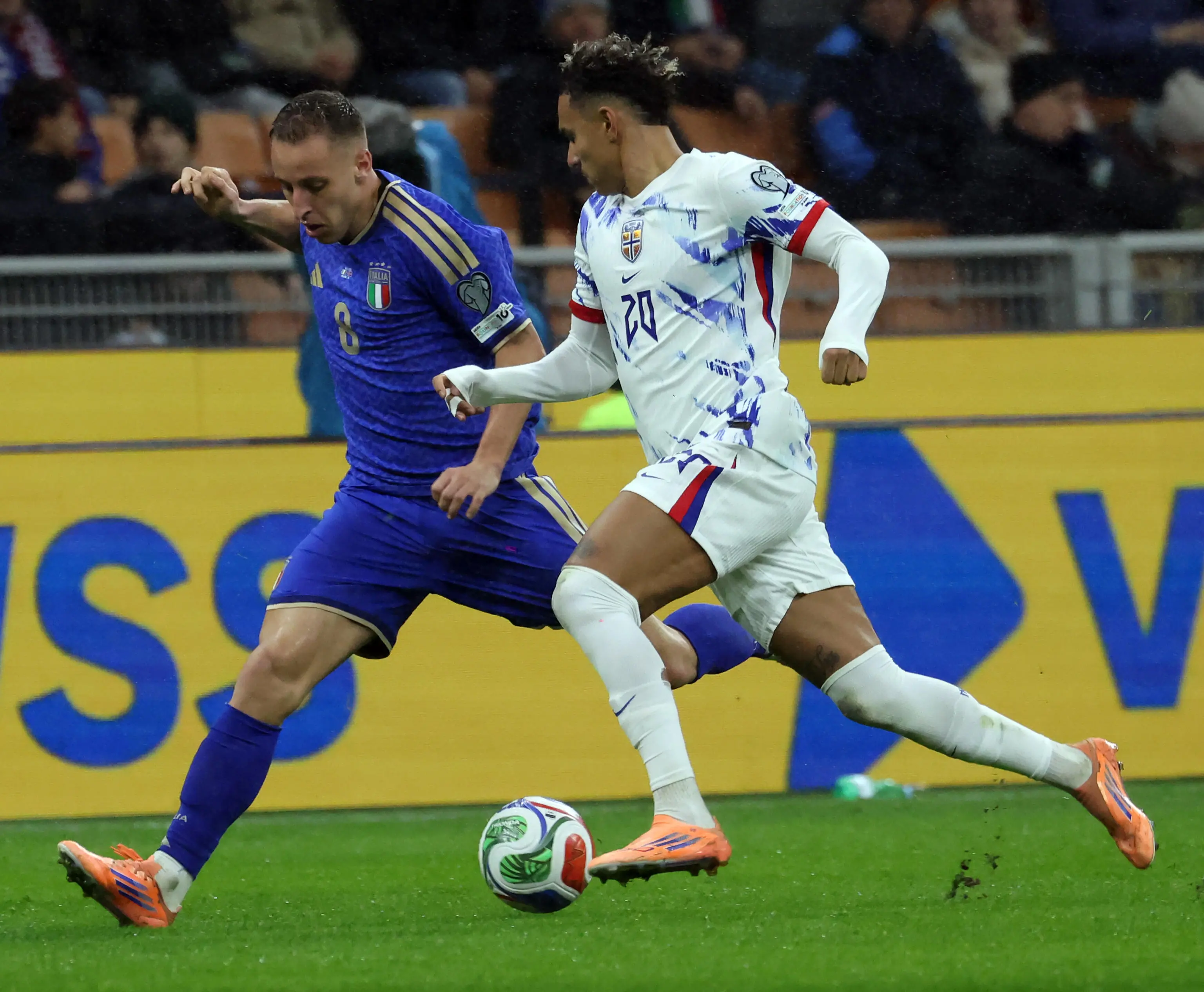 Calcio, gli scatti di Italia-Norvegia