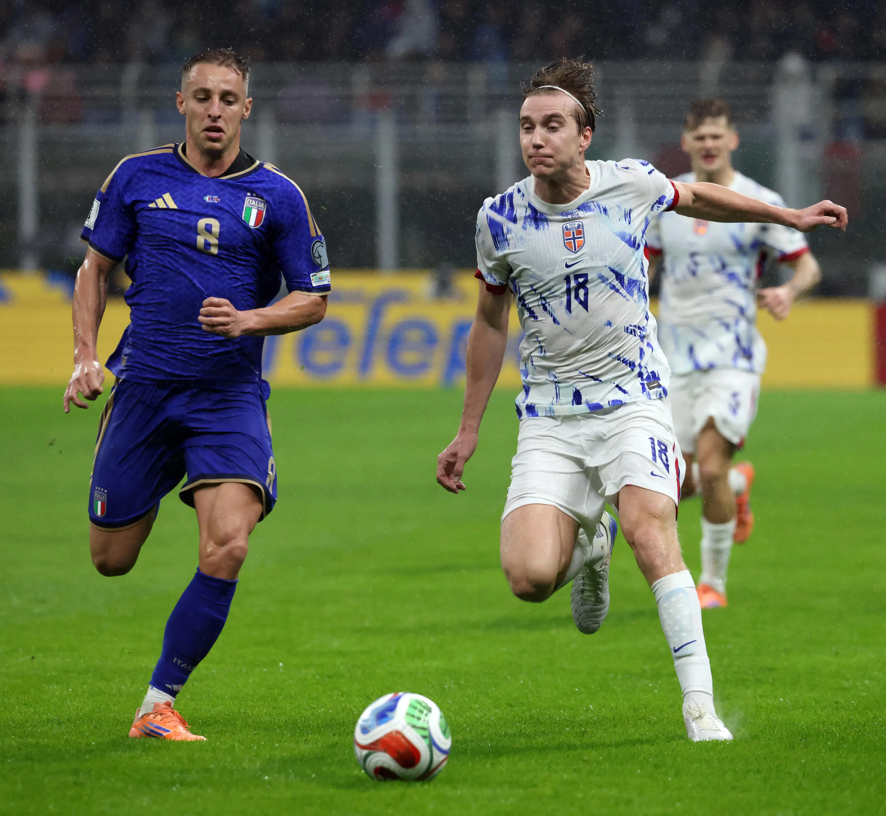 Calcio, gli scatti di Italia-Norvegia