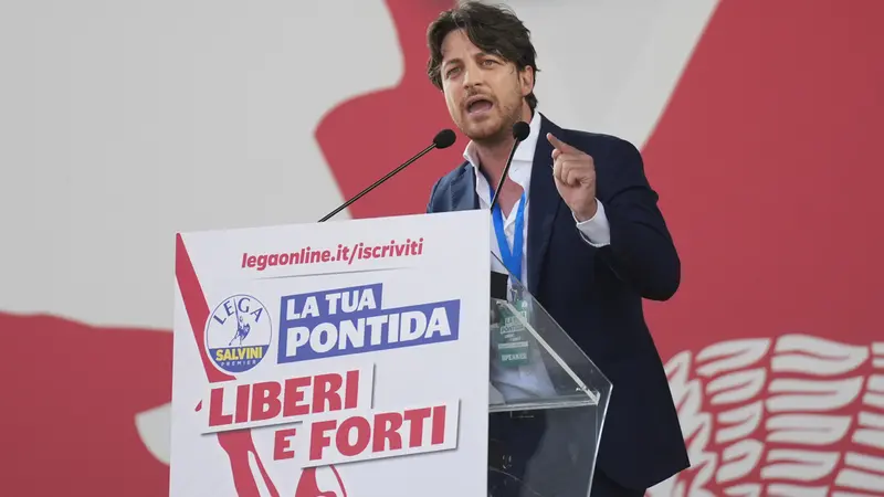 Alberto Stefani, candidato in Veneto - Ansa © www.giornaledibrescia.it