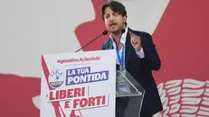 Alberto Stefani, candidato in Veneto - Ansa © www.giornaledibrescia.it