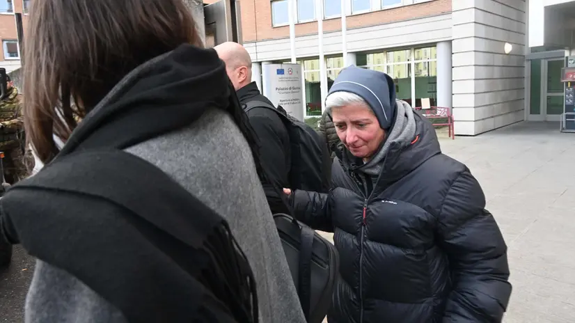 Suor Anna Donelli in Tribunale - Foto Neg © www.giornaledibrescia.it