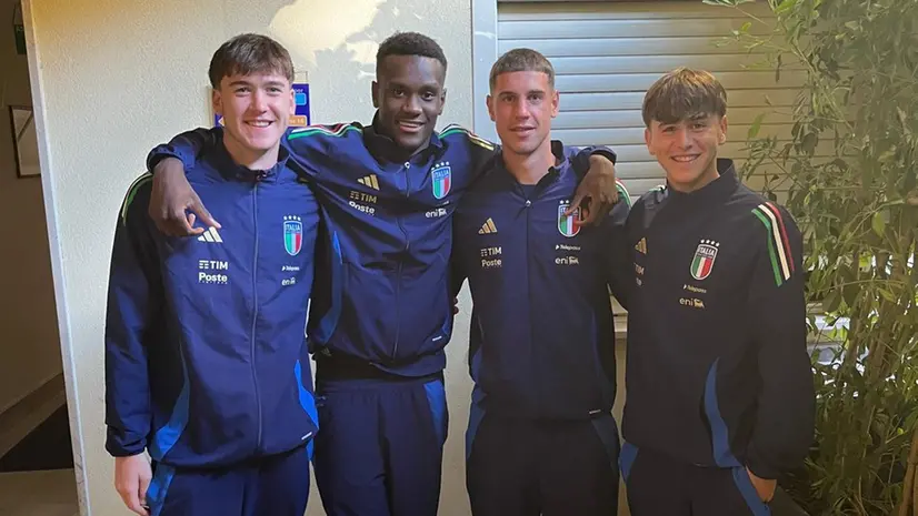 Da sinistra Maffessoli, Idrissou, Leandri e Cerpelletti - © www.giornaledibrescia.it