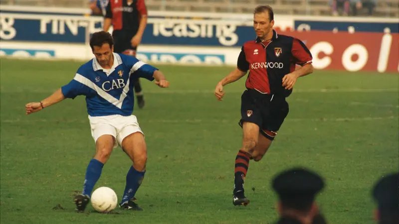 Fabio Gallo quando vestiva la maglia del Brescia