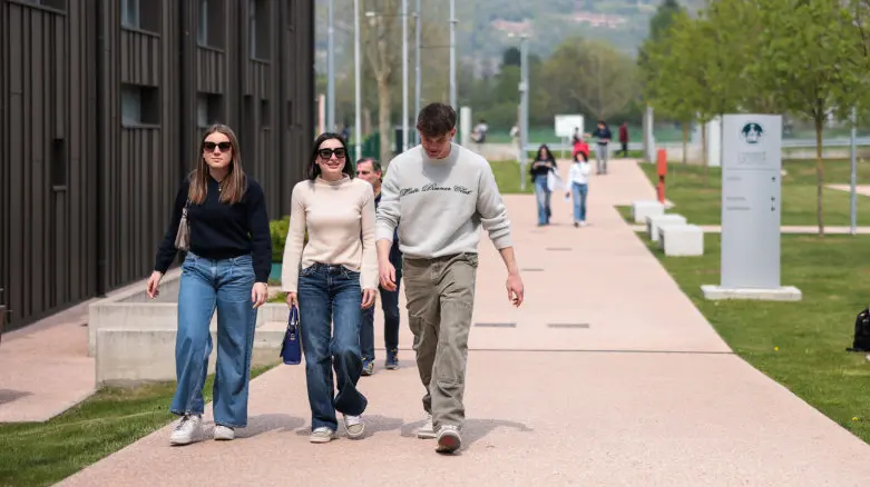 Studenti al campus di Mompiano della Cattolica