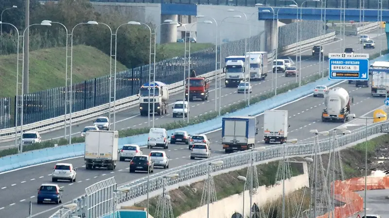 In una foto d'archivio, la tangenziale Sud di Brescia - © www.giornaledibrescia.it