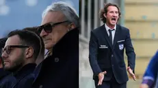 A sinistra Ferretti e Pasini, a destra Diana - Foto New Reporter © www.giornaledibrescia.it