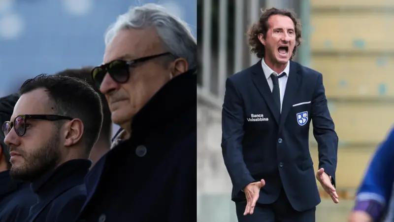 A sinistra Ferretti e Pasini, a destra Diana - Foto New Reporter © www.giornaledibrescia.it