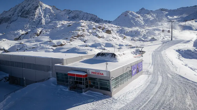 La cabinovia dall'alto