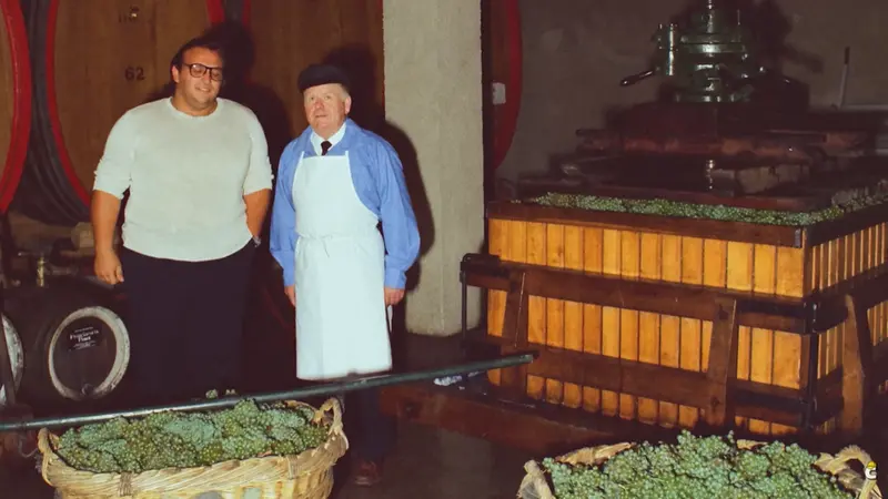 Un frame tratto da documentario che racconta la cantina Ca' Del Bosco