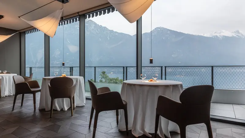 La vista sul lago del ristorante Sesto Lake Garda