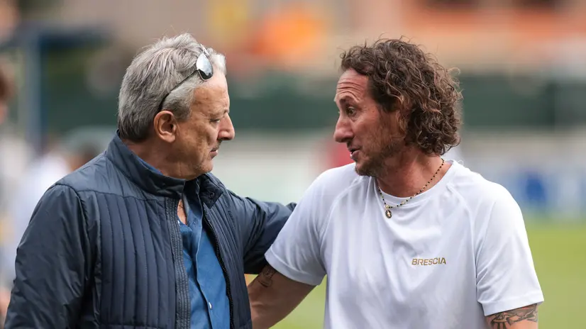 Giuseppe Pasini e Aimo Diana © www.giornaledibrescia.it