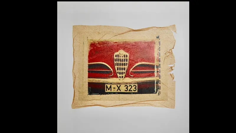 Uno dei lavori di Maurones in mostra a Laboratorio Lanzani