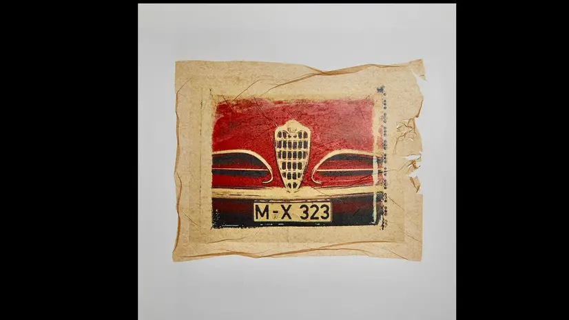 Uno dei lavori di Maurones in mostra a Laboratorio Lanzani