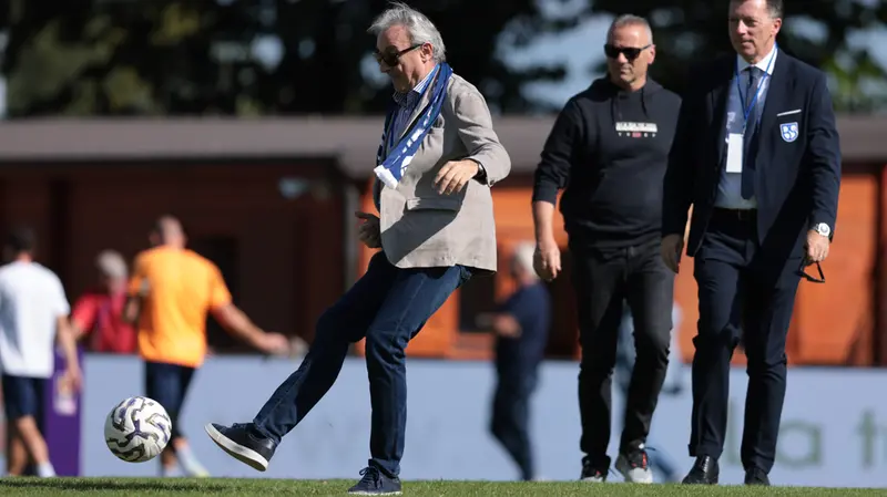 Il presidente dell'Union Brescia, Giuseppe Pasini © www.giornaledibrescia.it