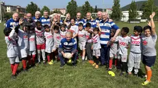 Alcuni protagonisti dello scudetto del 1975 - © www.giornaledibrescia.it