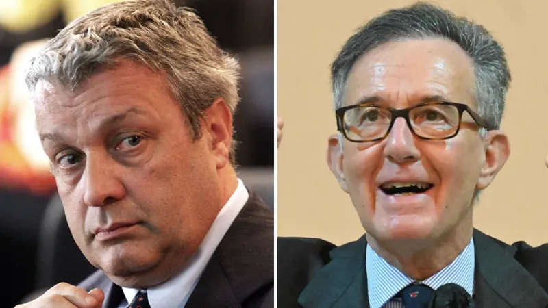 Sul palco: Domenico Siniscalco e Paolo Magri © www.giornaledibrescia.it