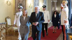 Un momento dell'incontro al Quirinale - Foto Ansa/Francesco Ammendola © www.giornaledibrescia.it