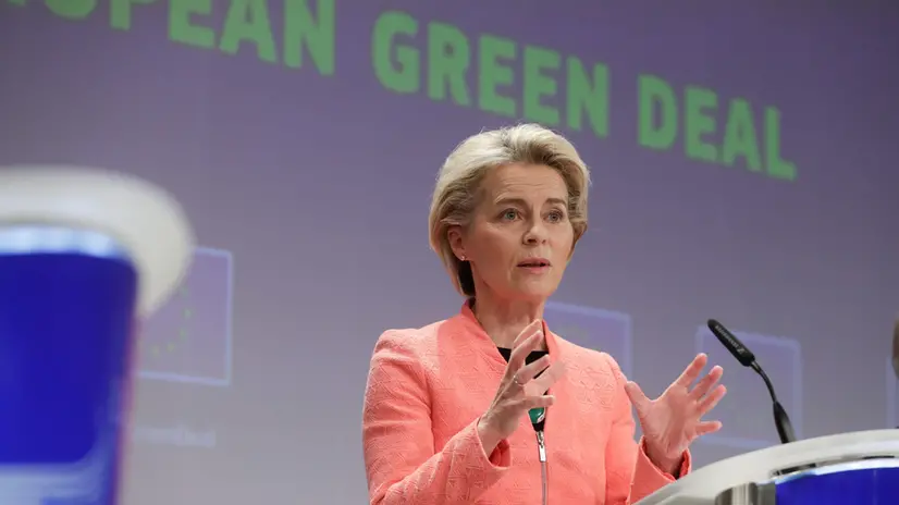 La presidente della Commissione europea Ursula von der Leyen - Foto Epa © www.giornaledibrescia.it