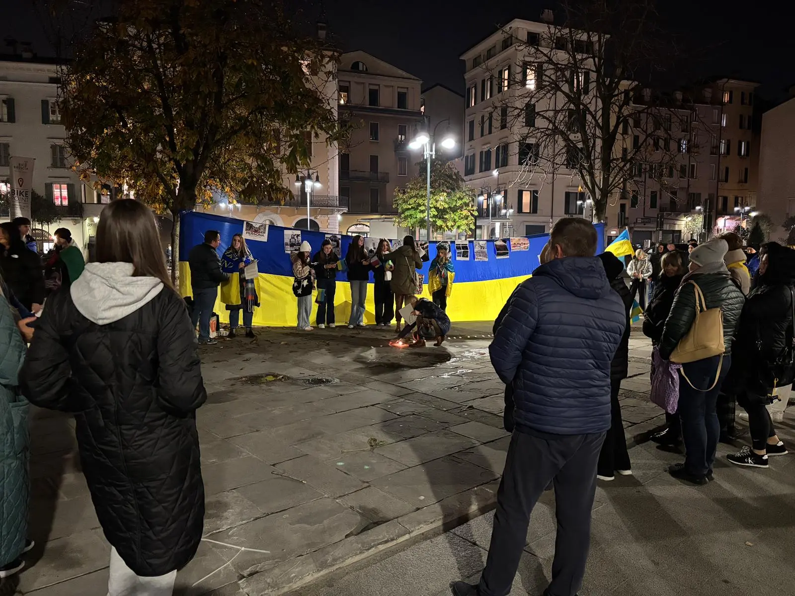 Guerra in Ucraina, la manifestazione a Brescia