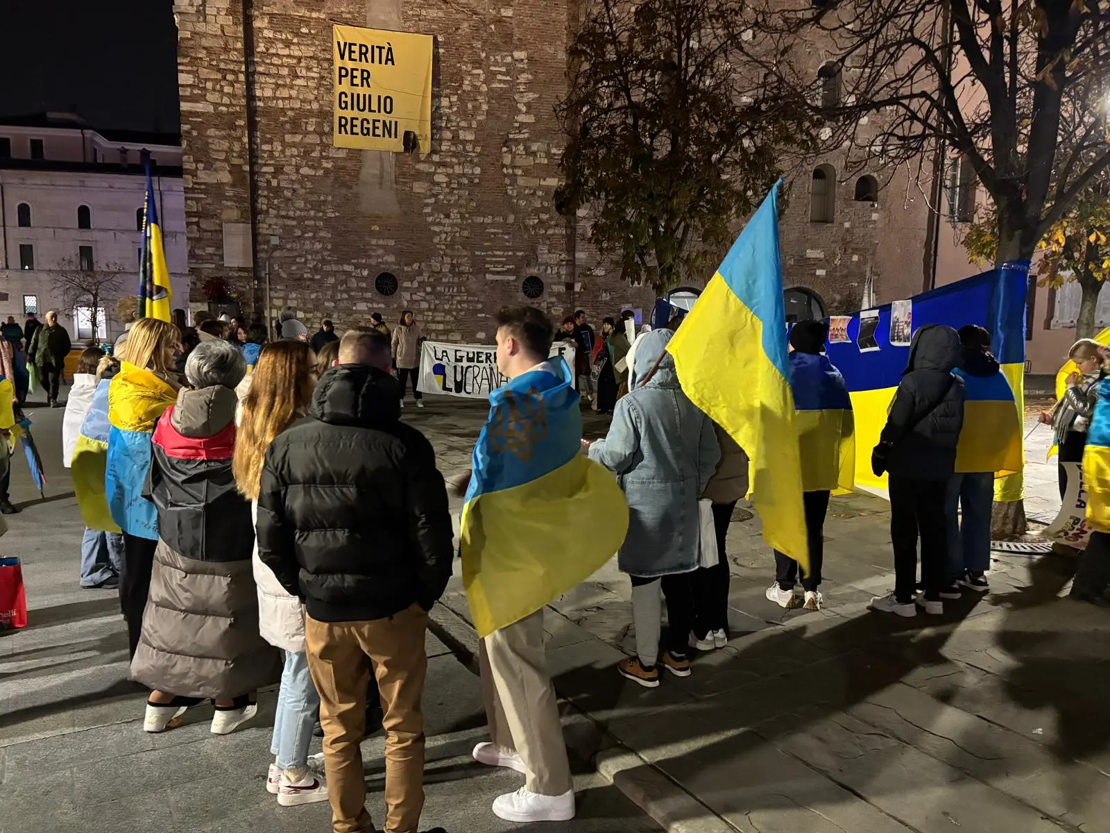 Guerra in Ucraina, la manifestazione a Brescia