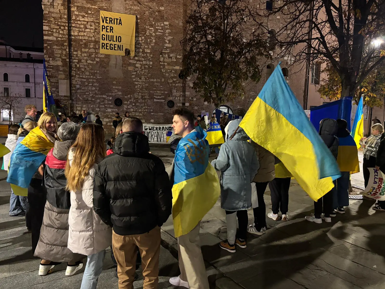 Guerra in Ucraina, la manifestazione a Brescia