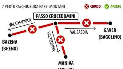 Scatta la chiusura del Passo - © www.giornaledibrescia.it