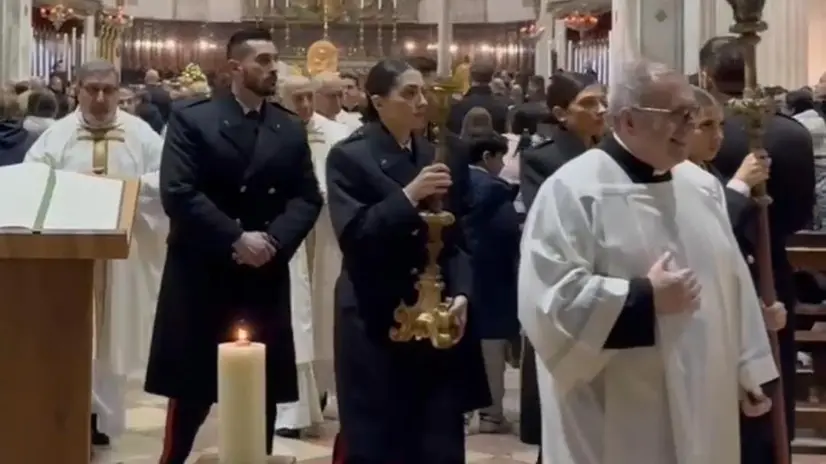 La celebrazione della Virgo Fidelis in Duomo