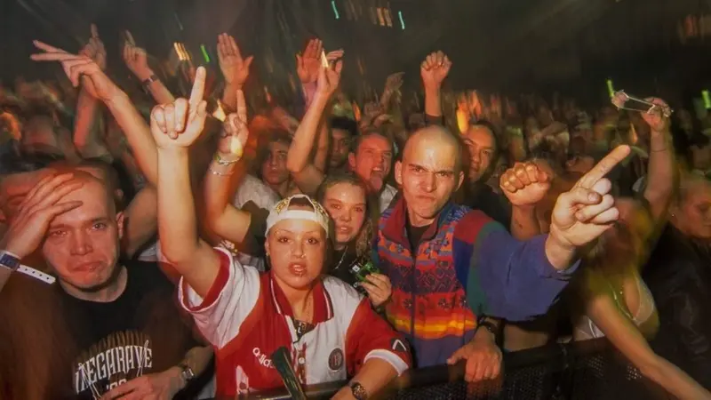 Gabber negli anni Novanta, foto Pinterest