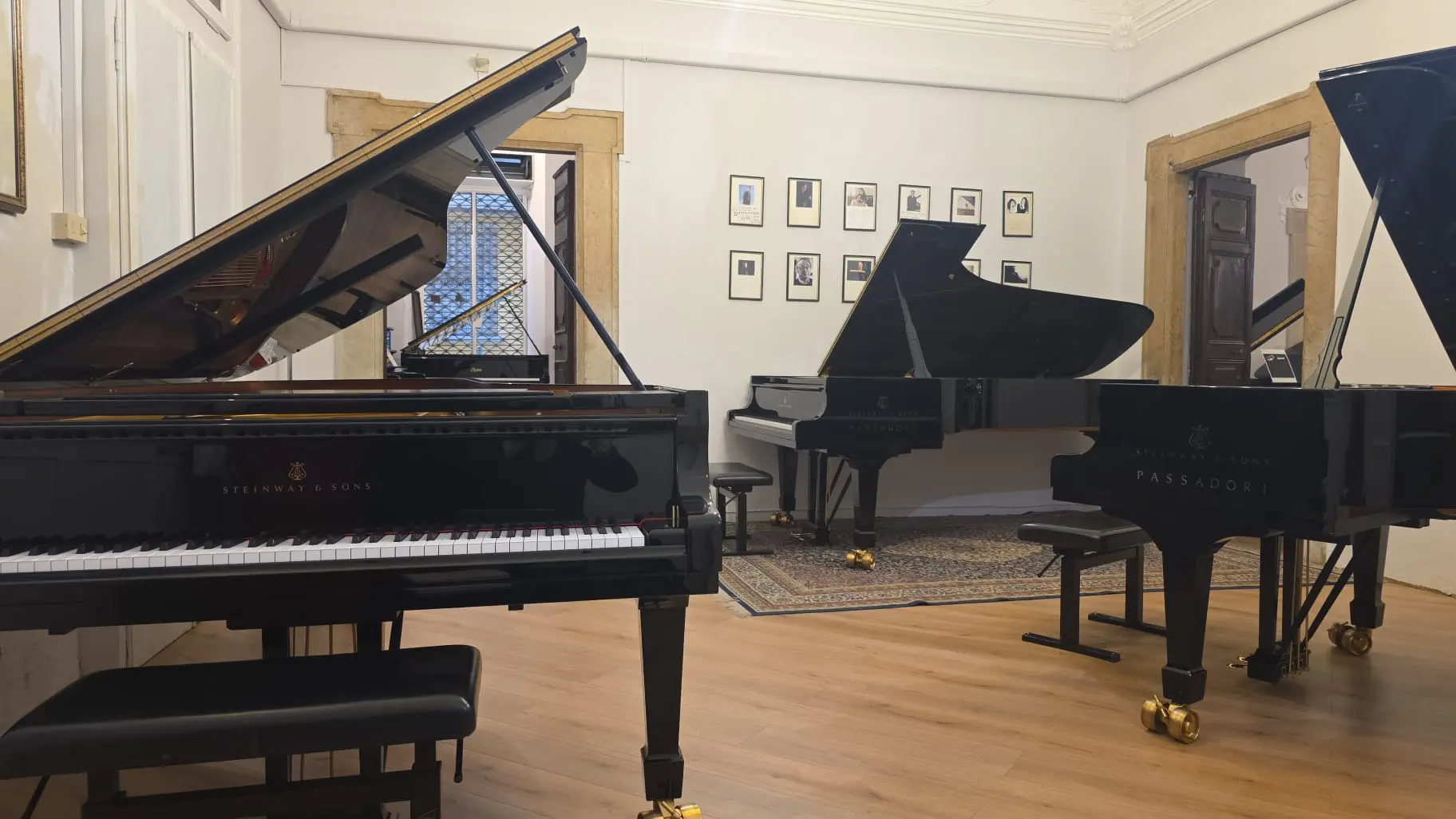 Il laboratorio della famiglia Passadori in città