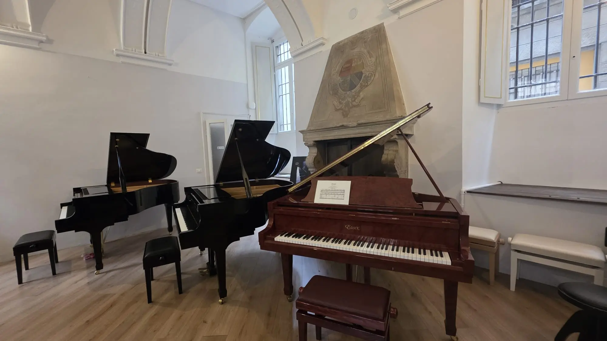 Il laboratorio della famiglia Passadori in città