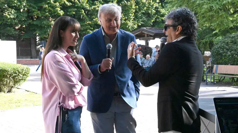 I conduttori di In Piazza con noi - © www.giornaledibrescia.it