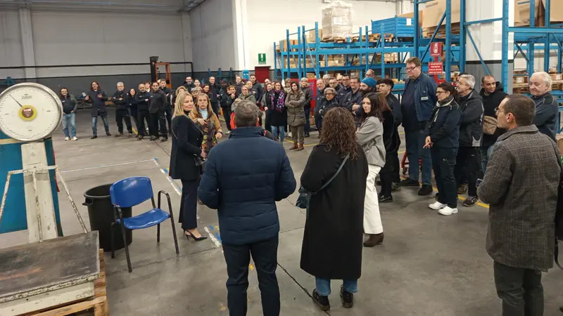 Durante l'incontro - © www.giornaledibrescia.it