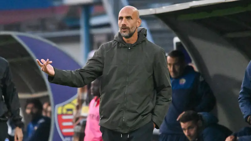 L'allenatore del Lumezzane, Emanuele Troise - Foto New Reporter Pasotti © www.giornaledibrescia.it