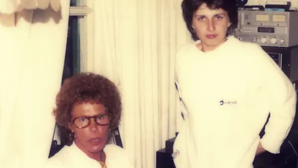 Ornella Vanoni e Nini Giacomelli negli anni Ottanta