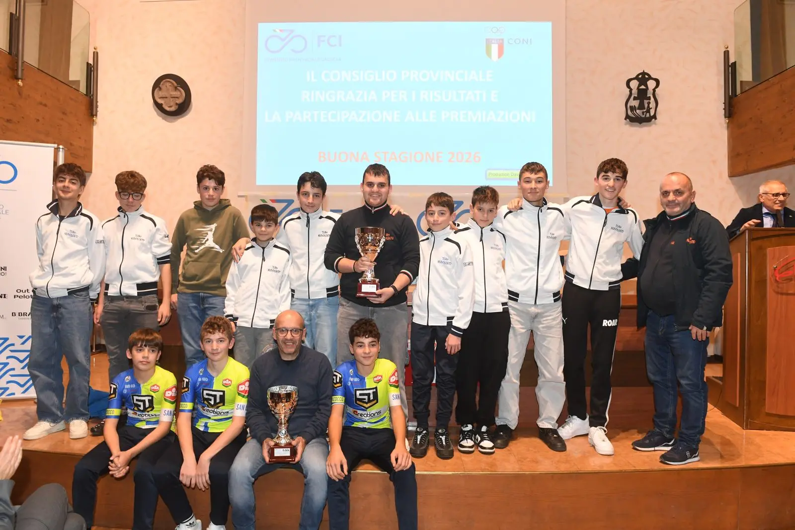 Le premiazioni della Fci all'Auditorium Capretti