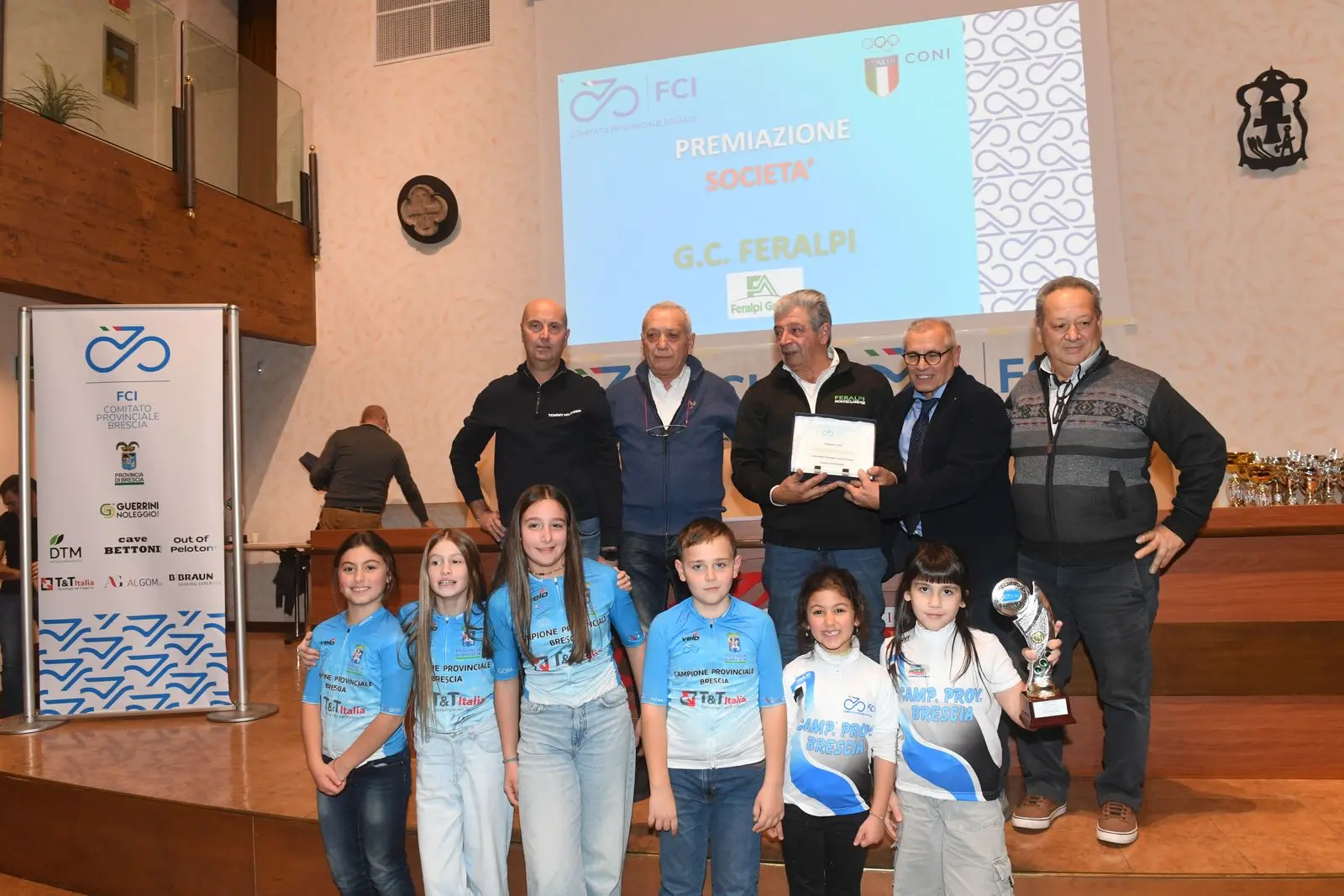 Le premiazioni della Fci all'Auditorium Capretti