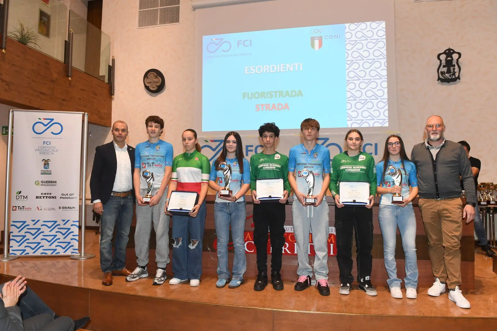 Le premiazioni della Fci all'Auditorium Capretti