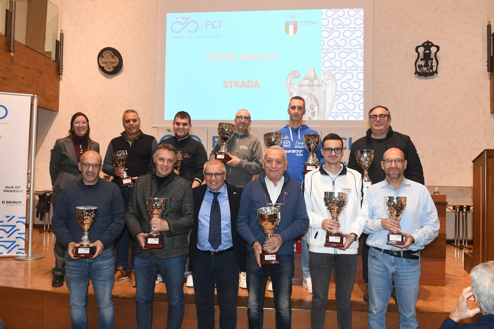 Le premiazioni della Fci all'Auditorium Capretti