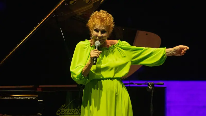 Ornella Vanoni al Vittoriale nel 2022 - Foto New Reporter © www.giornaledibrescia.it