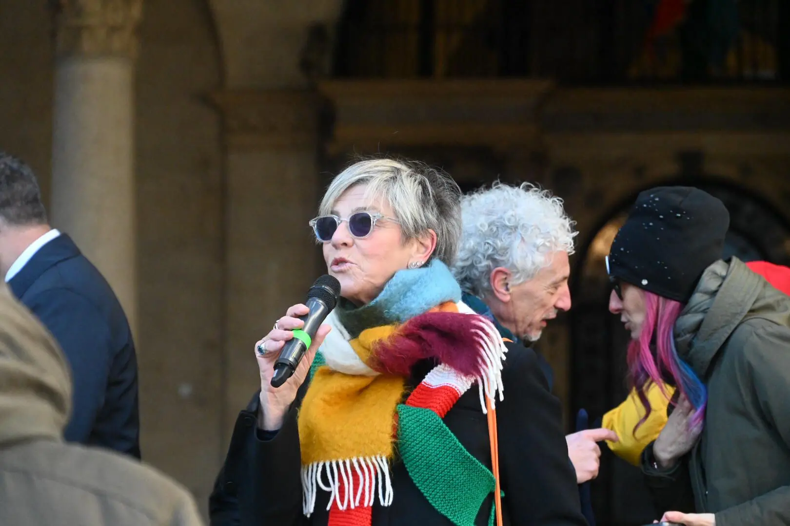 Viva Vittoria, l'installazione in piazza Loggia