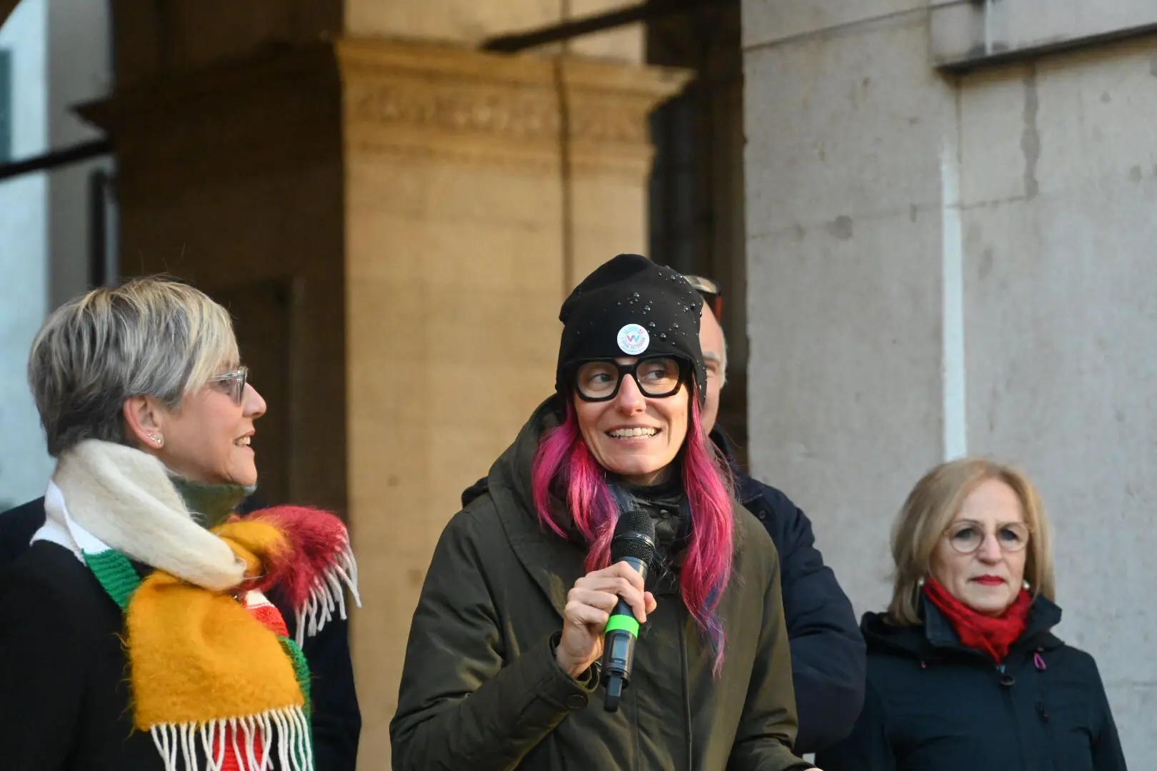 Viva Vittoria, l'installazione in piazza Loggia