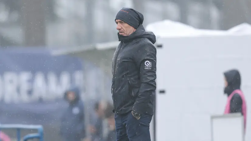 Il tecnico dell'Ospitaletto Andrea Quaresmini - Foto New Reporter Comincini © www.giornaledibrescia.it