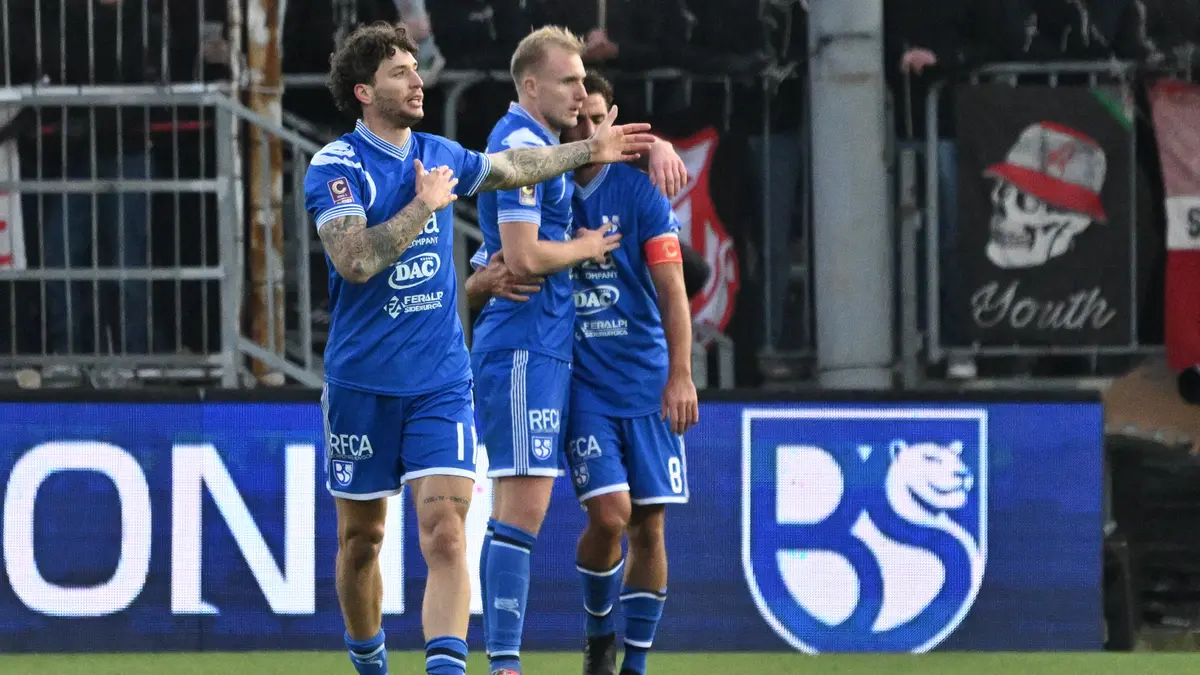 L'esultanza di Andrea Cisco - Foto New Reporter Pasotti © www.giornaledibrescia.it