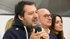 CASTELCOVATI INTERVENTO DI MATTEO SALVINI ALLA FESTA DELLA LEGA  REDAZIONE PROVINCIA 23-11-2025 GABRIELE STRADA NEW EDEN GROUP 