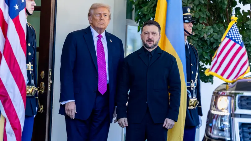 Trump e Zelensky alla Casa Bianca - Foto Epa/Shawn Thew © www.giornaledibrescia.it