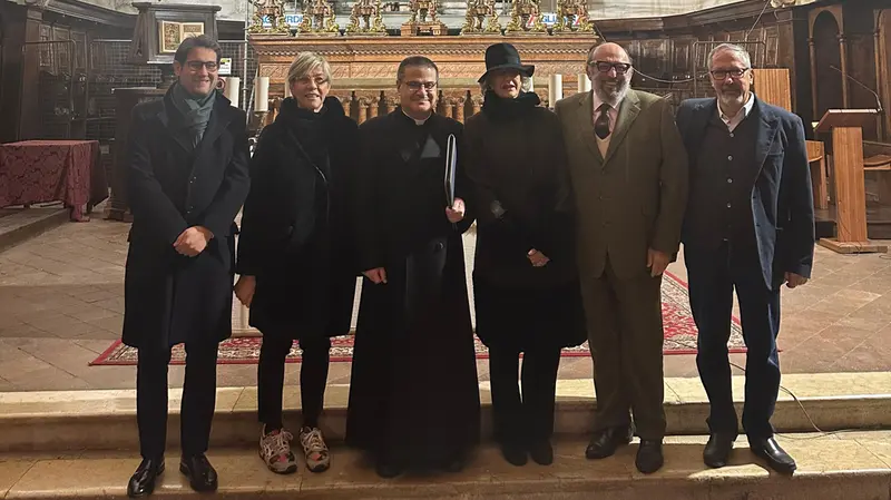 La presentazione del restauro - © www.giornaledibrescia.it