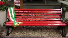 Le panchine rosse nella Bassa